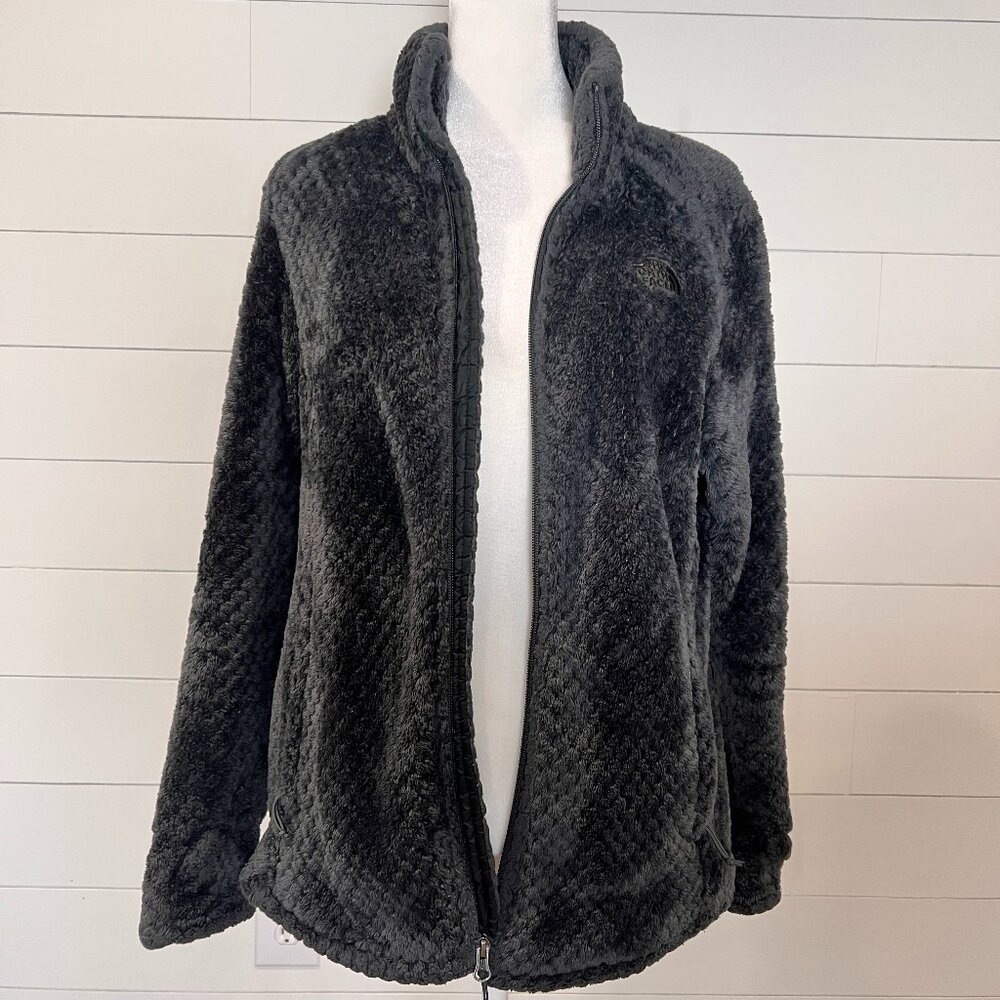North Face Charcoal Zip Up Lightweight Jacket Size M